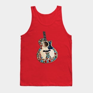 Ugly Christmas Acoustic Guitar Tank Top